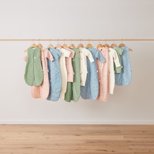 Śpiworek do spania z rękawami Jersey Daisies 3-12M 1.0TOG ergopouch