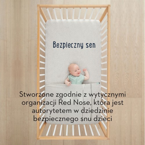 Kołderka nakładana na materac do łóżeczka Grey Marle ergopouch