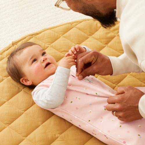 Śpiworek do spania dla dziecka Jersey Daisies 3-12M 0.2TOG ergoPouch