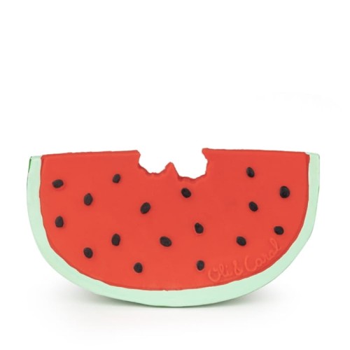 Gryzak kauczukowy i zabawka Arbuz Wally Watermelon | Oli & Carol