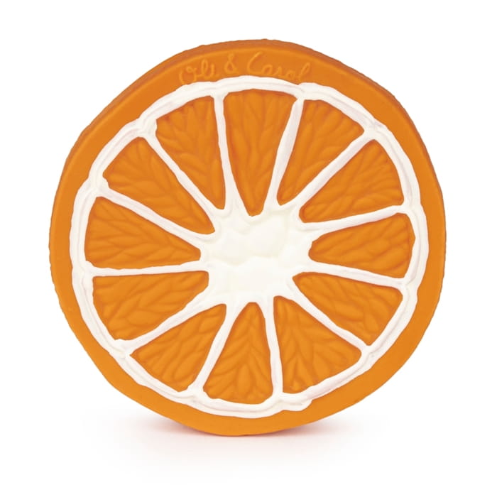 Gryzak zabawka pomarańcza Clementino Orange 001.jpg